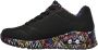 Skechers Uno Sneakers Liefdevolle Liefde Zwart Dames - Thumbnail 23