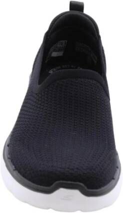 Skechers Go Walk 6 Clear Virtue 124505-BKW Vrouwen Zwart Sneakers Sportschoenen - Foto 5