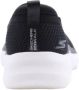 Skechers Go Walk 6 Clear Virtue 124505-BKW Vrouwen Zwart Sneakers Sportschoenen - Thumbnail 6