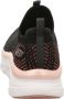 Skechers D Lux Walker-Let It Glow Sneakers Zwart Dames - Thumbnail 3