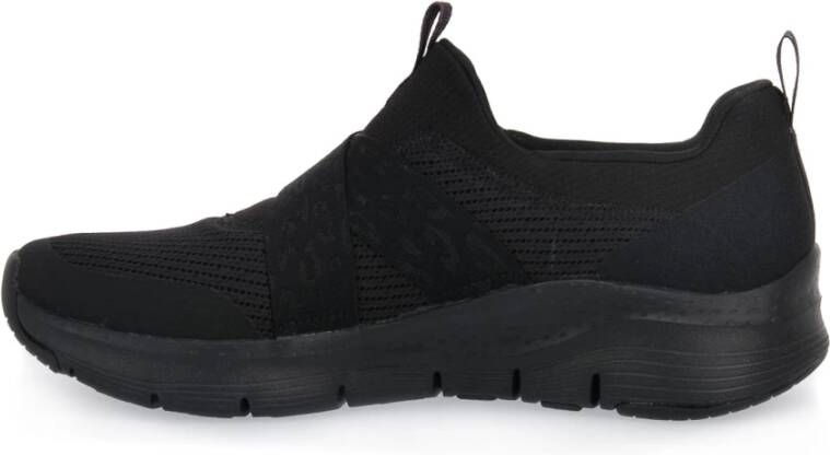 Skechers Elegante Arch Fit Sneakers voor Dames Zwart Dames