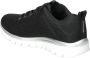 Skechers Graceful Get Connected Dames Sneakers 12615W-BKW - Thumbnail 6