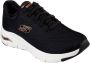 Skechers Arch Fit-Big Appeal 149057-BKRG Vrouwen Zwart Sneakers - Thumbnail 15