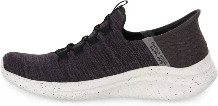 Skechers Zwarte Ultra Flex Herensneakers Zwart Heren