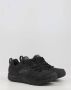Skechers Waterdichte Zwarte Sneakers Platte Zool Veters Black Heren - Thumbnail 7