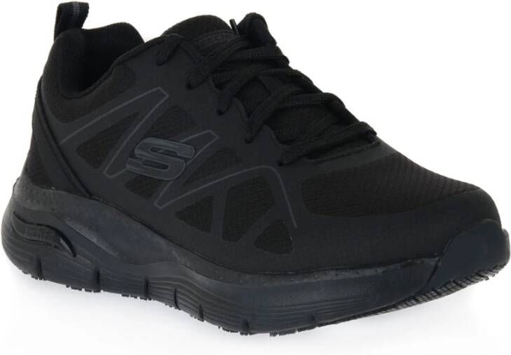 Skechers Zwarte Arch Fit Sneakers Zwart Heren