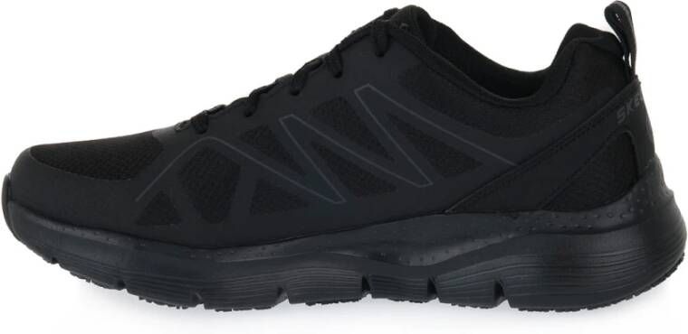 Skechers Zwarte Arch Fit Sneakers Zwart Heren