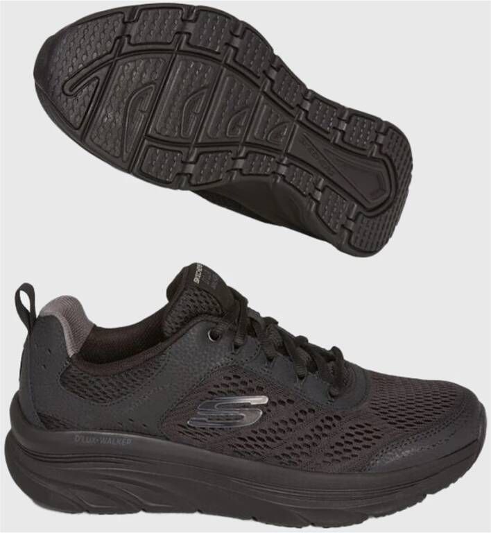 Skechers Luxe Walk Memory Foam Sneakers Zwart Heren