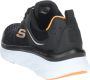 Skechers D'Lux Walker 232044-BKW Mannen Zwart Sneakers Sportschoenen - Thumbnail 11