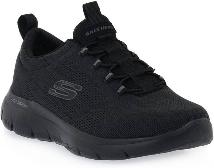 Skechers Zwarte stijlvolle sneakers voor mannen Black Heren