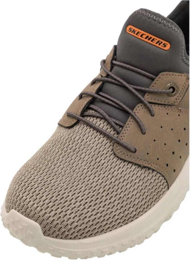 Skechers Solvano-Caspian Sneakers taupe Textiel Heren - Foto 15