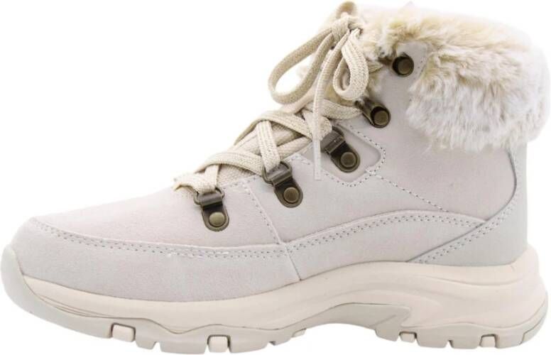 Skechers Split Enkellaars voor vrouwen Beige Dames