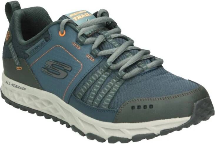 Skechers Lage Sneakers Blauw Heren