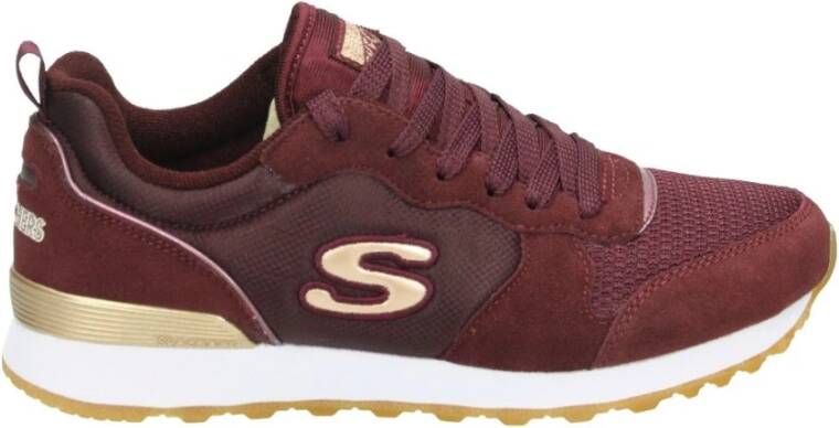 Skechers Lage Top Sneaker Rood Dames