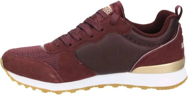 Skechers Lage Top Sneaker Rood Dames