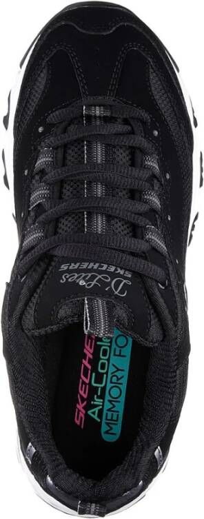 Skechers Sportieve leren sneakers voor actieve vrouwen Black Dames