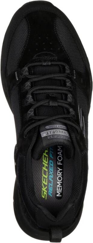 Skechers Sportieve Suède Sneakers Black Heren
