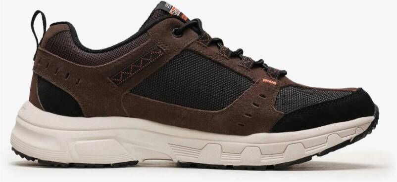 Skechers Sportieve Suède Sneakers Lichtgewicht Comfort Stijl Brown Heren