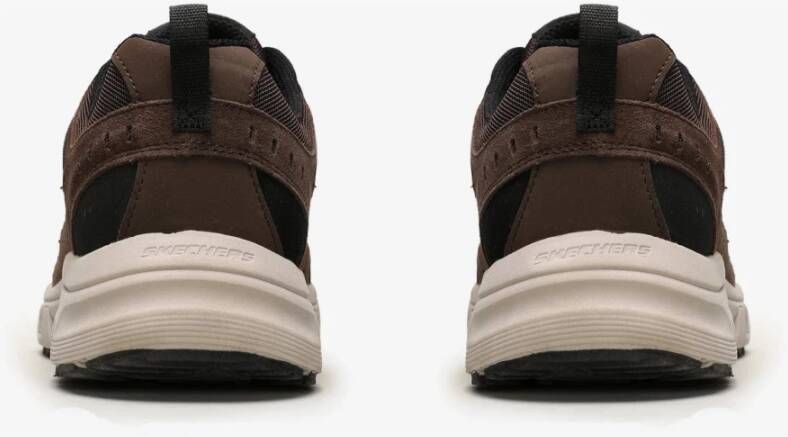 Skechers Sportieve Suède Sneakers Lichtgewicht Comfort Stijl Brown Heren