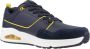Skechers Sneaker UNO Retro one 183020 NVY Navy Blauw Geel - Thumbnail 4