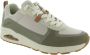 Skechers Beige en olijfgroene sneaker met Air-Cooled Memoryfoam Beige Heren - Thumbnail 14