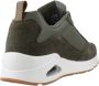 Skechers Uno Stacre Heren Sneakers Olijfgroen - Thumbnail 9