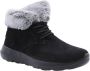 Skechers On The Go Joy Plush Dreams 144042 BKGY Vrouwen Zwart Schoenen Sneeuw laarzen - Thumbnail 12