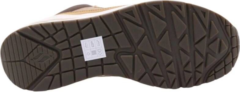 Skechers Stijlvolle Croissant Enkellaars Brown Heren