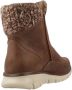 Skechers Lovely Collab Vegan Gebreide Enkellaars Brown Dames - Thumbnail 8