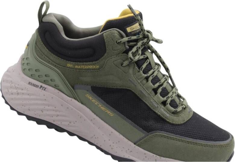 Skechers Stijlvolle Etonmess Enkellaarzen Green Heren
