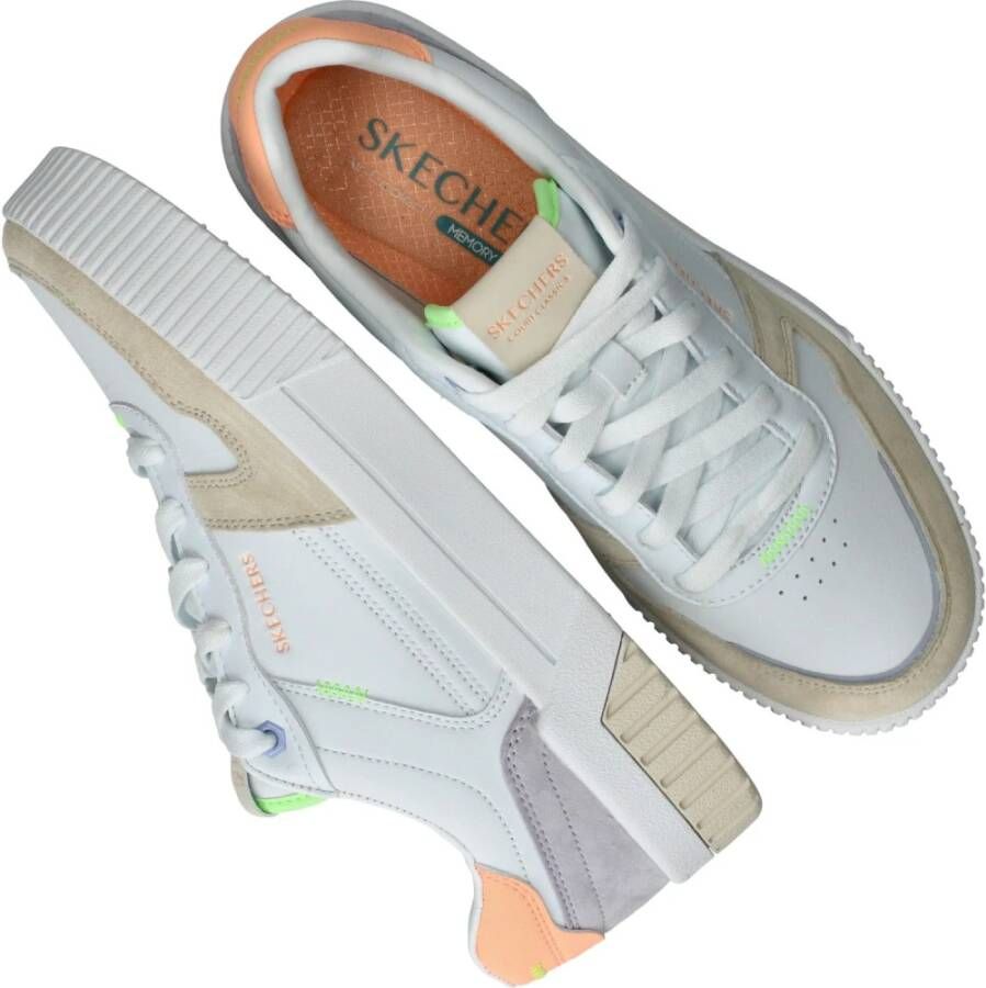 Skechers Stijlvolle Jade Sneaker in Wit Multicolor Heren