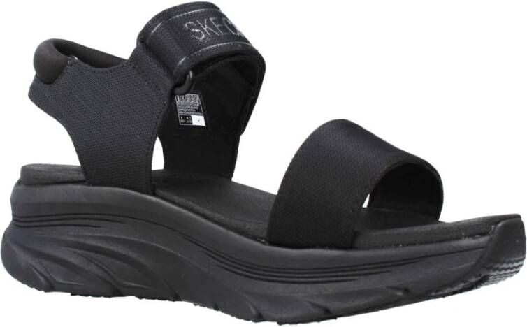 Skechers Stijlvolle Platte Sandalen voor Vrouwen Pink Dames