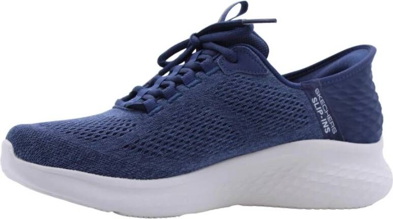 Skechers Stijlvolle Sneaker voor Actieve Levensstijl Blue Heren