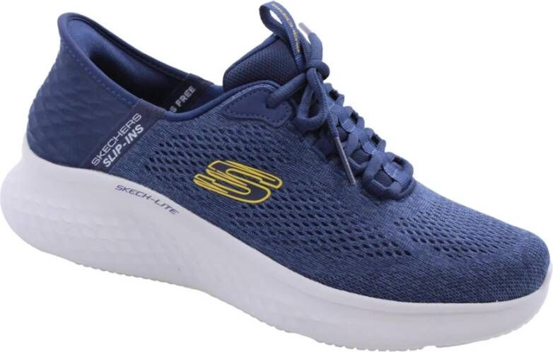 Skechers Stijlvolle Sneaker voor Actieve Levensstijl Blue Heren