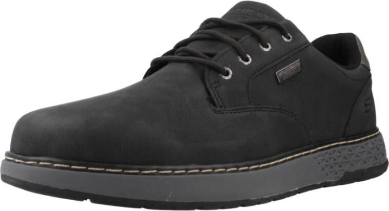 Skechers Stijlvolle Veterschoenen voor Mannen Green Heren