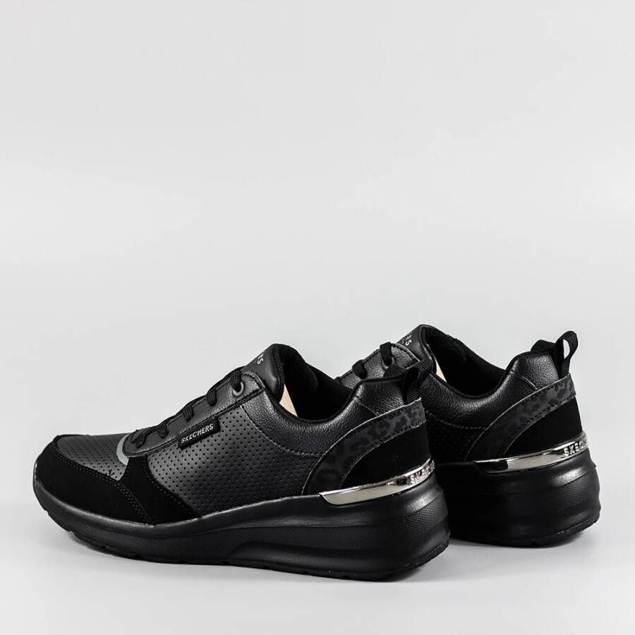 Skechers Subtiele vlekken sneakers Zwart Dames
