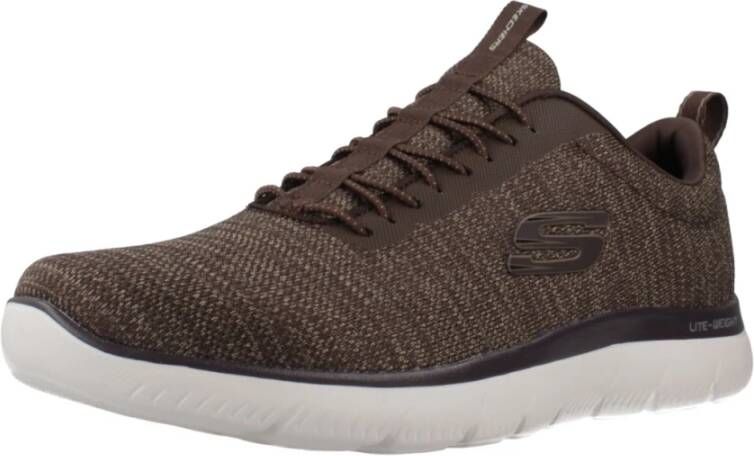 Skechers Slip-on sneakers SUMMITS- slippers vrijetijdsschoen lage schoen met elastische veters - Foto 4