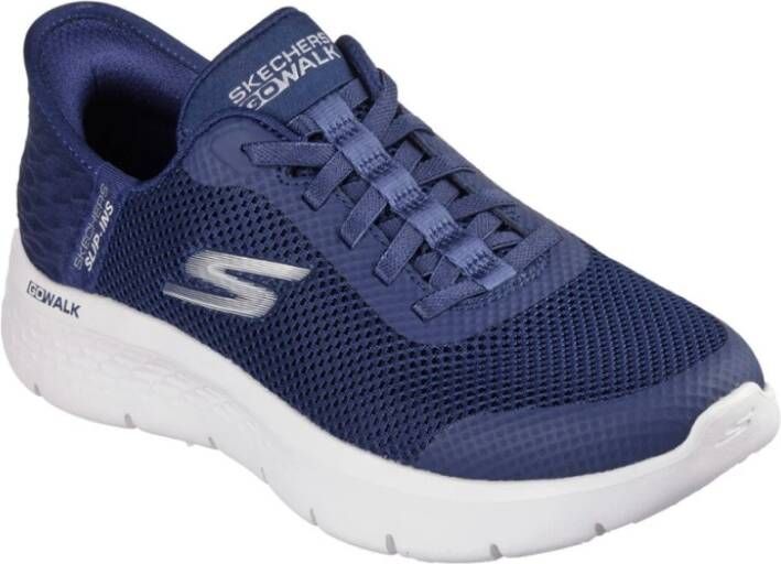 Skechers Textiel Sneakers Blue Dames