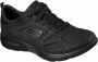 Skechers Summits Suited Zwart Hardloopschoenen Dames - Thumbnail 6