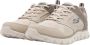 Skechers Heren Leder Textiel Sneakers Beige Heren - Thumbnail 3