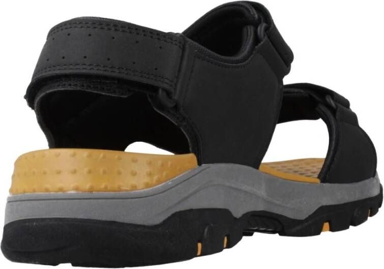 Skechers Tresmen Platte Sandalen Black Heren