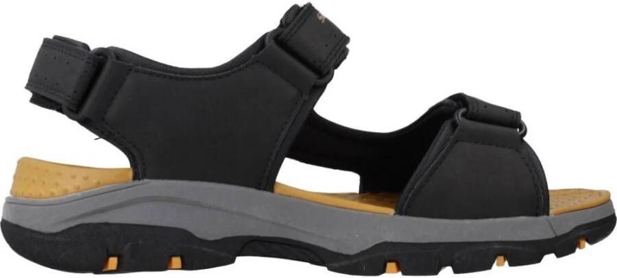 Skechers Tresmen Platte Sandalen Black Heren