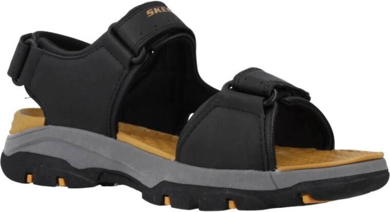 Skechers Tresmen Platte Sandalen Black Heren