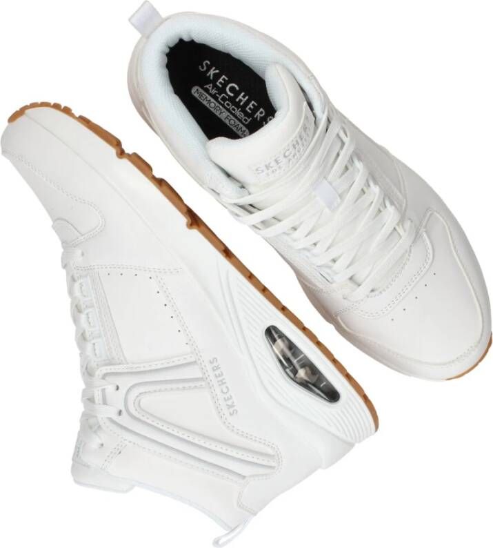 Skechers Upgrade je schoenencollectie met de Uno 2 Keep Close Sneaker Wit Heren