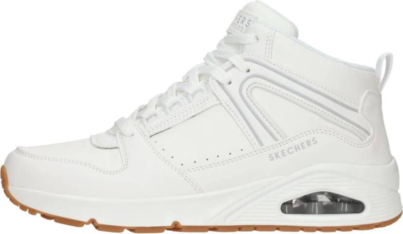 Skechers Upgrade je schoenencollectie met de Uno 2 Keep Close Sneaker Wit Heren