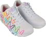 Skechers Sneakers UNO HIGHLIGHT LOVE vrijetijdsschoen lage schoen veterschoen met hartjes-print - Thumbnail 7