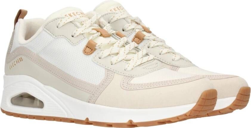 Skechers Trendy Beige Layover Sneakers voor Dames Beige Dames