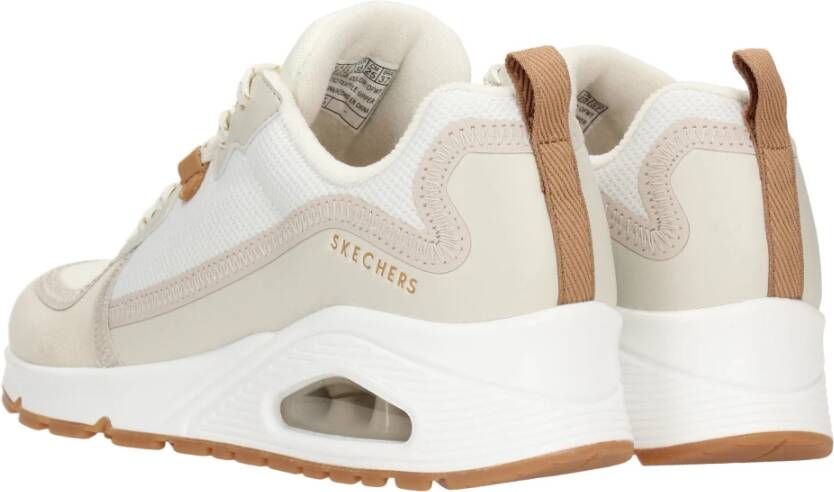 Skechers Trendy Beige Layover Sneakers voor Dames Beige Dames