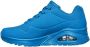 Skechers Uno Night Shades Sneakers Dames Blauw - Thumbnail 6