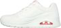Skechers Sneakers met sleehak UNO-SPREAD THE LOVE Vrijetijdsschoen lage schoen veterschoen met coole graffiti-print - Thumbnail 13